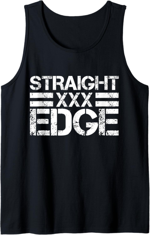 Straight Edge XXX Drug Free Vegan Tank Top - Image 2